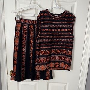 MISSONI skirt and shirt set